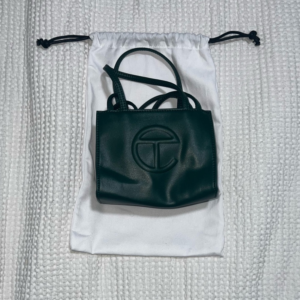 Small Dark Olive Telfar Shopping Bag - Size Small